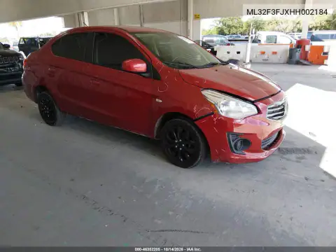 ML32F3FJXHH002184 — 2017 Mitsubishi Mirage, Lado izquierdo, fotos antes de reparar