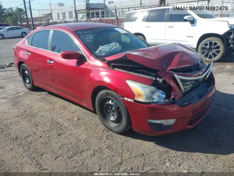 2015 Nissan Altima 2.5/2.5 S/2.5 Sl/2.5 Sv VIN 1N4AL3AP8FN882478 фото 2