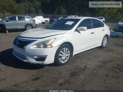 2015 Nissan Altima 2.5 S VIN 1N4AL3AP4FN302546 фото 3