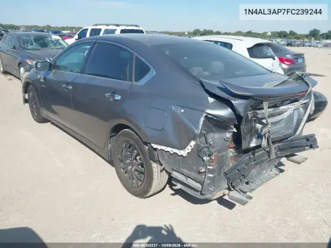 2015 Nissan Altima 2.5/2.5 S/2.5 Sl/2.5 Sv VIN 1N4AL3AP7FC239244 фото 4