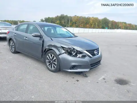 1N4AL3AP2HC200693 — 2017 Nissan Altima, წინა მარჯვენა ნაწილი, ფოტოები შეკეთებამდე