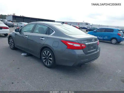 1N4AL3AP2HC200693 — 2017 Nissan Altima, ფოტო 4, IAAI, წინა მარჯვენა ნაწილი