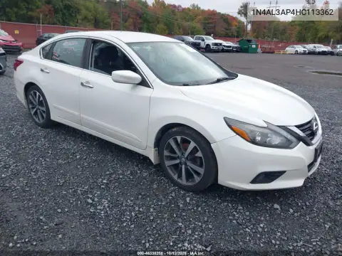 1N4AL3AP4HC113362 — 2017 Nissan Altima, Przód, zdjęć przed naprawą