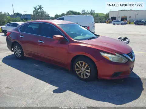 1N4AL3AP0HN311229 — 2017 Nissan Altima, Естественный износ, фото до ремонта