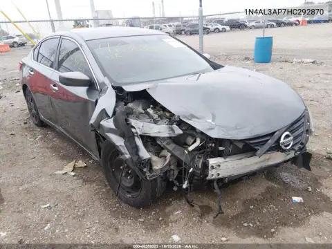 1N4AL3AP7HC292870 — 2017 Nissan Altima, ПЕРЕДНЯЯ ЧАСТЬ, фото до ремонта