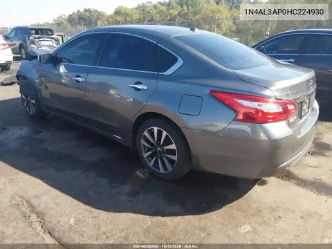 1N4AL3AP0HC224930 — 2017 Nissan Altima, წინა ნაწილი, ფოტოები შეკეთებამდე