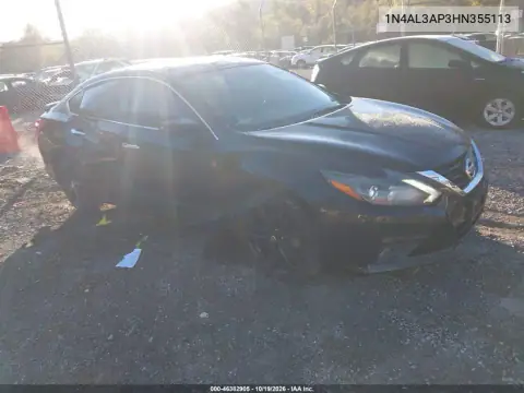 1N4AL3AP3HN355113 — 2017 Nissan Altima, Lado derecho, fotos antes de reparar