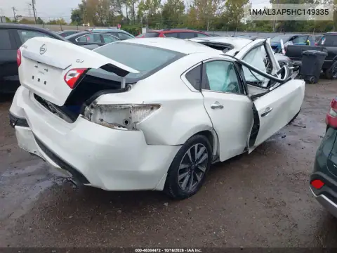 1N4AL3AP5HC149335 — 2017 Nissan Altima, photo 4 from IAAI, All-over damage