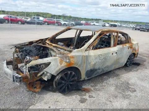1N4AL3AP7JC239771 — 2018 Nissan Altima, фото 2 с аукциона IAAI, Пожар