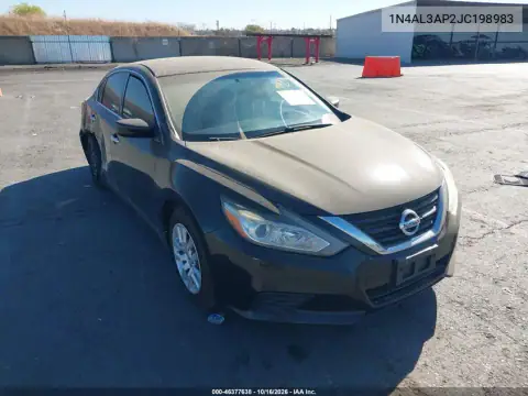 1N4AL3AP2JC198983 — 2018 Nissan Altima, მარცხენა მხარე, ფოტოები შეკეთებამდე