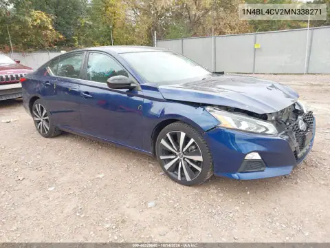 1N4BL4CV2MN338271 — 2021 Nissan Altima, Передняя часть, фото до ремонта