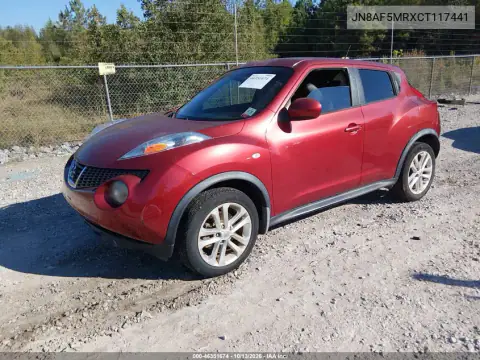 JN8AF5MRXCT117441 — 2012 Nissan Juke, фото 2 с аукциона IAAI, Естественный износ