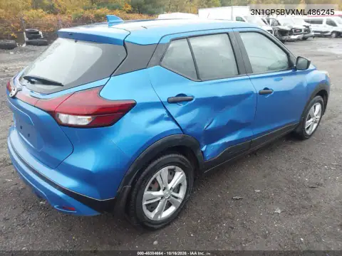 3N1CP5BVXML486245 — 2021 Nissan Kicks, фото 5 з IAAI, Правий бік