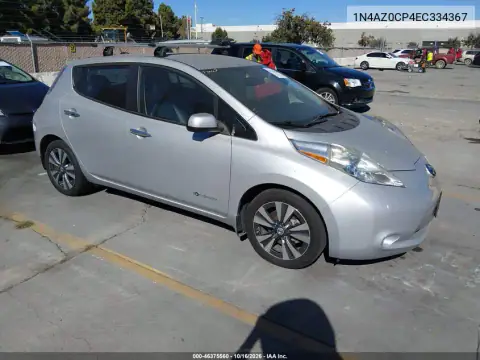 1N4AZ0CP4EC334367 — 2014 Nissan Leaf, Desgaste normal, fotos antes de reparar