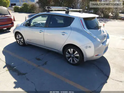 1N4AZ0CP4EC334367 — 2014 Nissan Leaf, zdjęcie 3 z IAAI 26.10.2026, Normalne zużycie