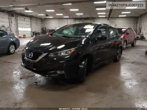 1N4AZ1CPXJC307223 — 2018 Nissan Leaf, фото 2 з IAAI, Правий бік