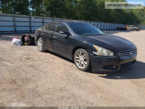 1N4AA5AP0BC863169 — 2011 Nissan Maxima, Левый бок, фото до ремонта
