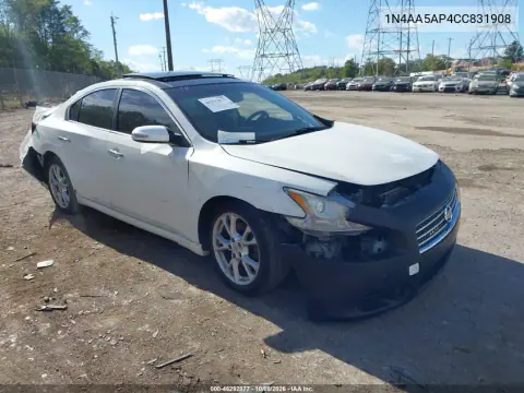 2012 Nissan Maxima 3.5 Sv VIN 1N4AA5AP4CC831908 фото 1