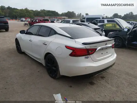 2016 Nissan Maxima 3.5 Sr VIN 1N4AA6AP2GC449405 фото 3