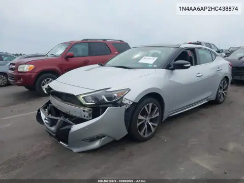 2017 Nissan Maxima 3.5 Sl VIN 1N4AA6AP2HC438874 фото 3