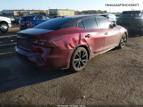 2017 Nissan Maxima 3.5 S VIN 1N4AA6AP5HC454471 фото 5