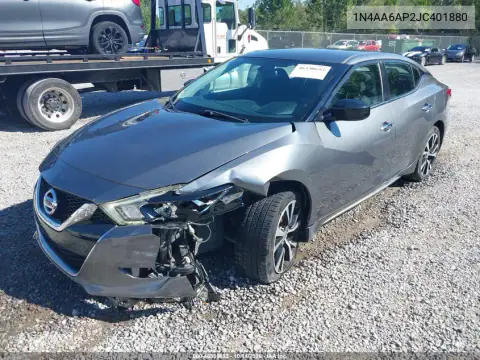 1N4AA6AP2JC401880 — 2018 Nissan Maxima, foto 3 de IAAI, Delantera izquierda