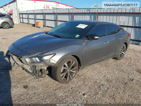 1N4AA6AP5JC387117 — 2018 Nissan Maxima, zdjęcie 2 z IAAI, Przód