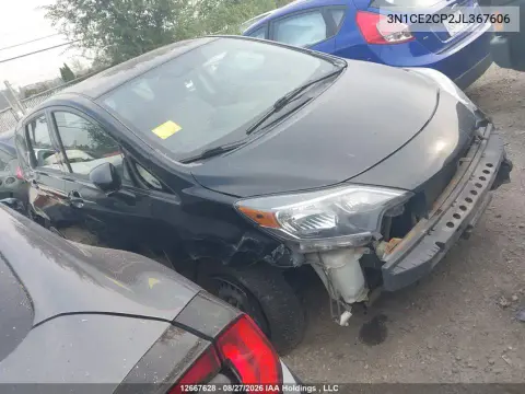 3N1CE2CP2JL367606 — 2018 Nissan Note, Передняя часть, фото до ремонта