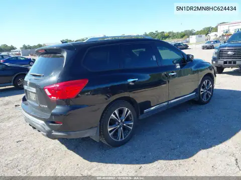 5N1DR2MN8HC624434 — 2017 Nissan Pathfinder, ფოტო 5, IAAI, წინა ნაწილი
