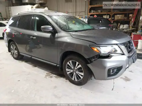 5N1DR2MMXHC625253 — 2017 Nissan Pathfinder, Parte delantera, fotos antes de reparar