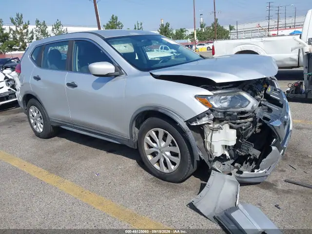 KNMAT2MT7HP540556 — 2017 Nissan Rogue S, Передняя часть (Front End), фото до ремонта