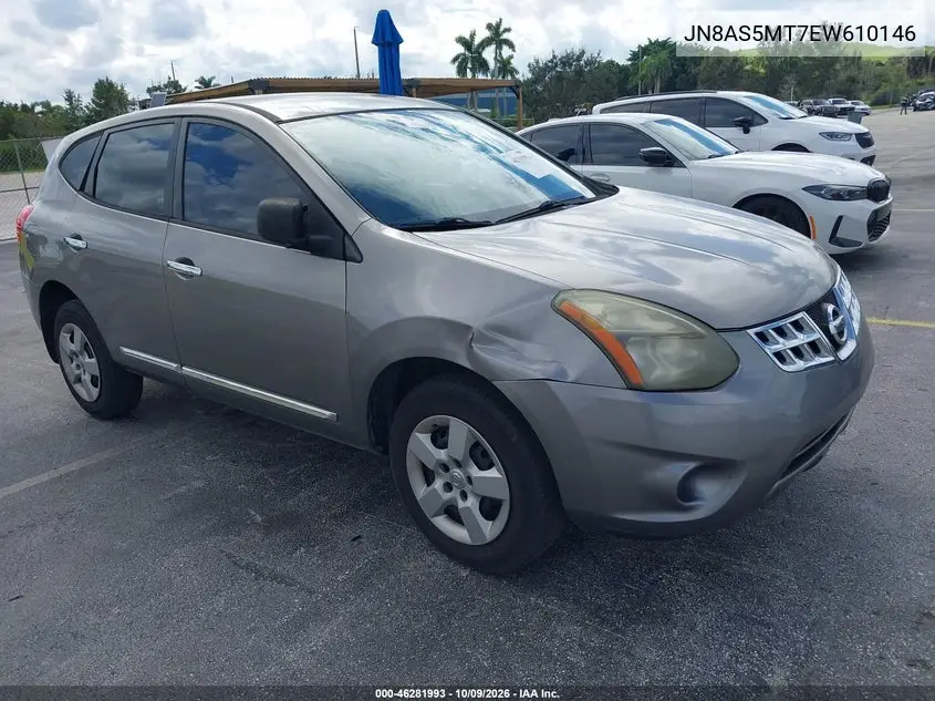 2014 Nissan Rogue Select S VIN JN8AS5MT7EW610146 фото 2