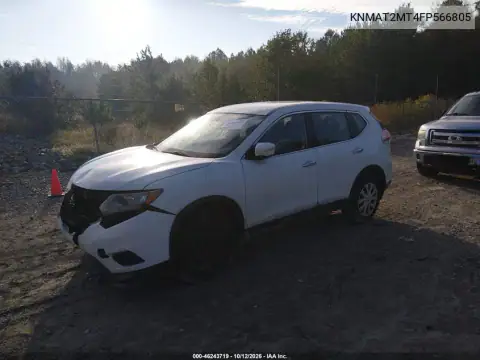 KNMAT2MT4FP566805 — 2015 Nissan Rogue, foto 3 de IAAI, Lado derecho