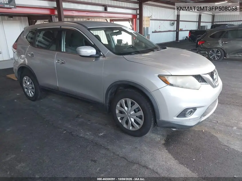 2015 Nissan Rogue S VIN KNMAT2MT3FP508068 фото 2