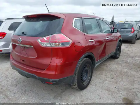 KNMAT2MT1FP564851 — 2015 Nissan Rogue, zdjęcie 5 z IAAI, Prawy bok