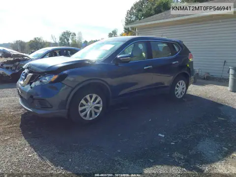 2015 Nissan Rogue S VIN KNMAT2MT0FP546941 фото 3