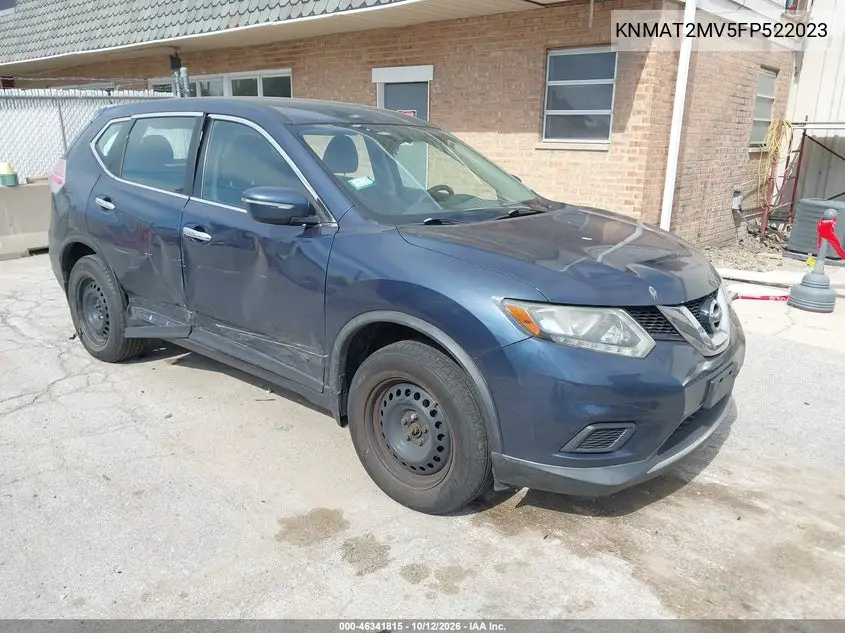 KNMAT2MV5FP522023 — 2015 Nissan Rogue, ფოტო 2, IAAI, მარჯვენა მხარე