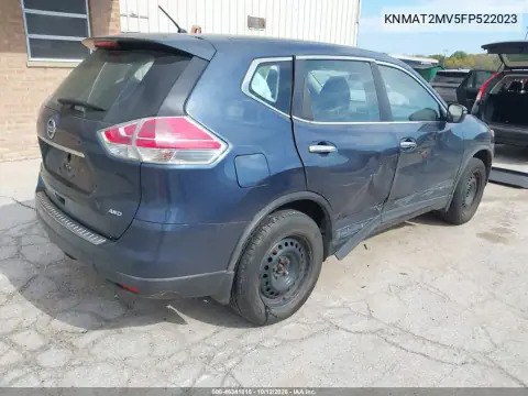 KNMAT2MV5FP522023 — 2015 Nissan Rogue, ფოტო 5, IAAI, მარჯვენა მხარე