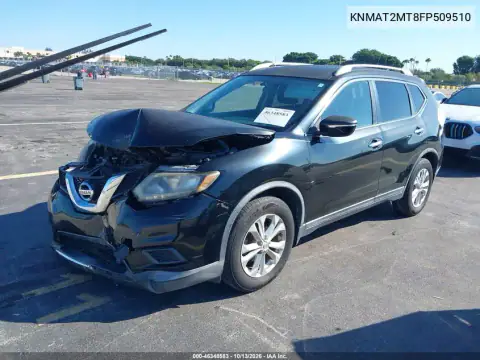 KNMAT2MT8FP509510 — 2015 Nissan Rogue, zdjęcie 3 z IAAI, Uszkodzenia dookoła