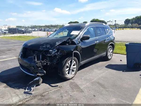 KNMAT2MT2GP641406 — 2016 Nissan Rogue, photo 2 from IAAI, Left front