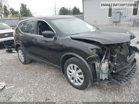 KNMAT2MT2GP725094 — 2016 Nissan Rogue, Parte delantera, fotos antes de reparar