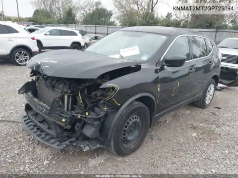 KNMAT2MT2GP725094 — 2016 Nissan Rogue, photo 3 from IAAI, Front end