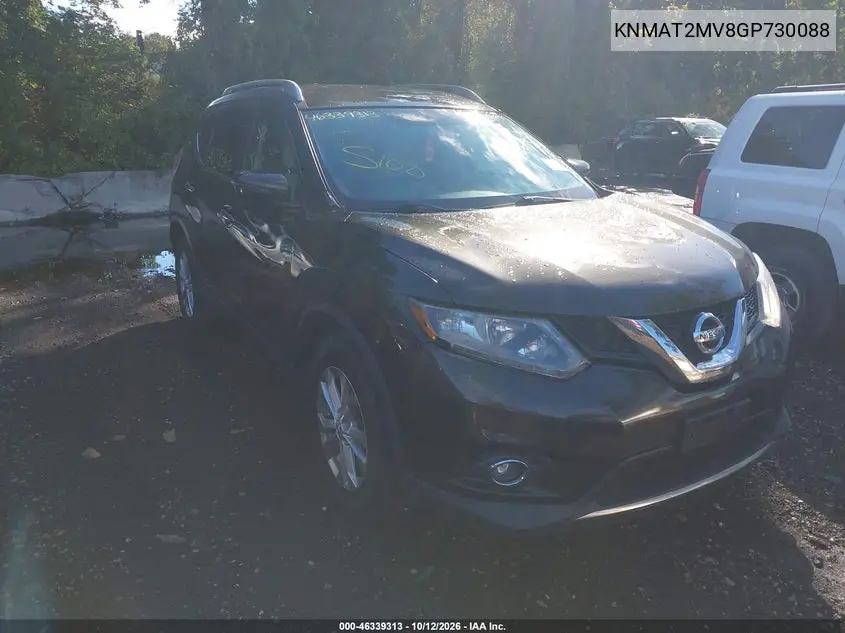 2016 Nissan Rogue Sv VIN KNMAT2MV8GP730088 фото 1