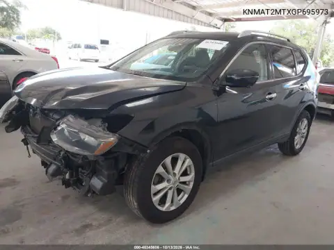 KNMAT2MTXGP695973 — 2016 Nissan Rogue, фото 3 с аукциона IAAI, Передняя часть