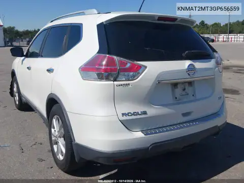 KNMAT2MT3GP656559 — 2016 Nissan Rogue, ფოტო 4, IAAI, წინა ნაწილი