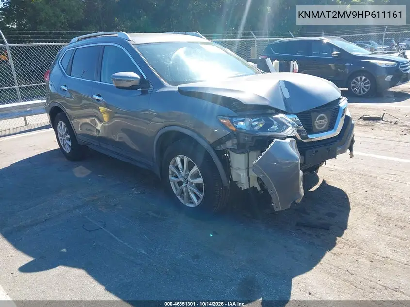 KNMAT2MV9HP611161 Nissan Rogue 2017 — Front end damage, before-repair photo