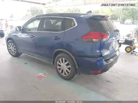 JN8AT2MT2HW137482 — 2017 Nissan Rogue, фото 4 с аукциона IAAI, ЗАДНЯЯ ЧАСТЬ
