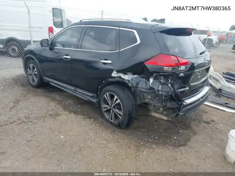 2017 Nissan Rogue Sl VIN JN8AT2MT7HW380365 фото 4