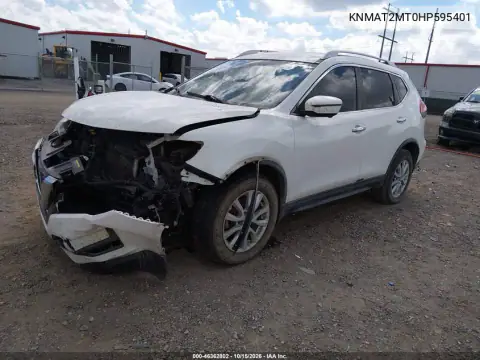 KNMAT2MT0HP595401 — 2017 Nissan Rogue, zdjęcie 3 z IAAI, Przód