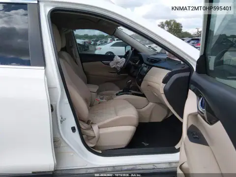 KNMAT2MT0HP595401 — 2017 Nissan Rogue, Передня частина, фото до ремонту